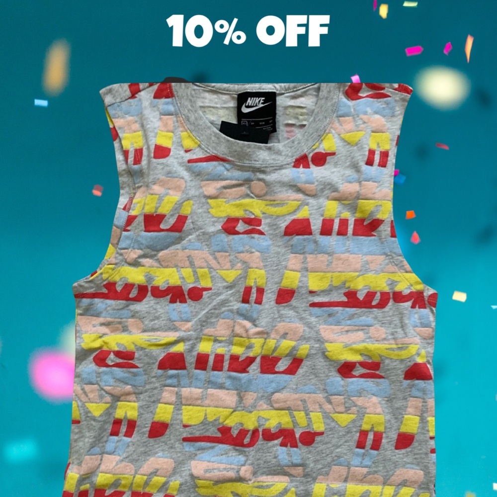 Logo Print Tank Top